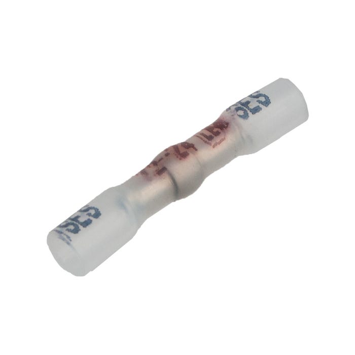 24-22 Awg Butt Splice Crimp/Solder/Shrink 24-22 Awg Butt Splice Crimp/Solder/Shrink