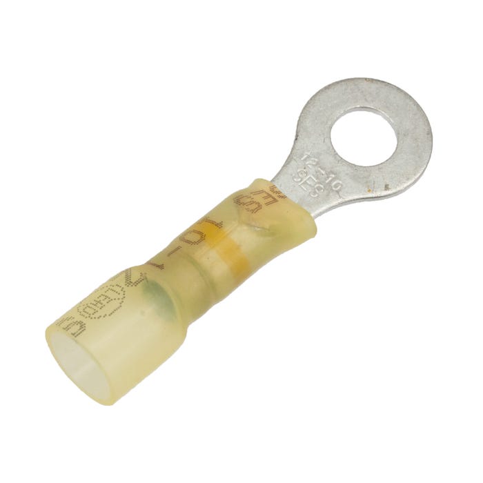 12-10 Awg Ring Terminal 1/4" Stud 12-10 Awg Ring Terminal 1/4" Stud