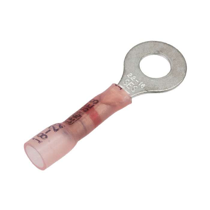 22-18 Awg Ring Terminal 1/4" Stud 22-18 Awg Ring Terminal 1/4" Stud