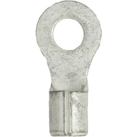 Tin Plated Copper Ring Terminal Red 12-10 Awg #6 Small Stud Bulk Tin Plated Copper Ring Terminal Red 12-10 Awg #6 Small Stud Bulk