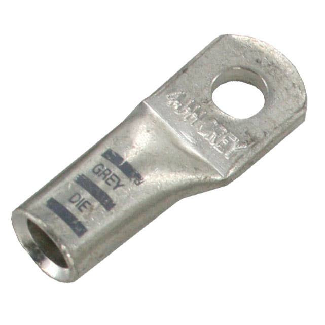 Extra Heavy Copper Lug for Battery and Welding Cable 1/2" 4GA Gray Crimping Die Extra Heavy Copper Lug for Battery and Welding Cable 1/2" 4GA Gray Crimping Die