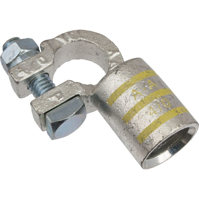 Automotive Battery Terminal Positive Left Elbow 4/0 Awg Yellow 762490 Automotive Battery Terminal Positive Left Elbow 4/0 Awg Yellow 762490