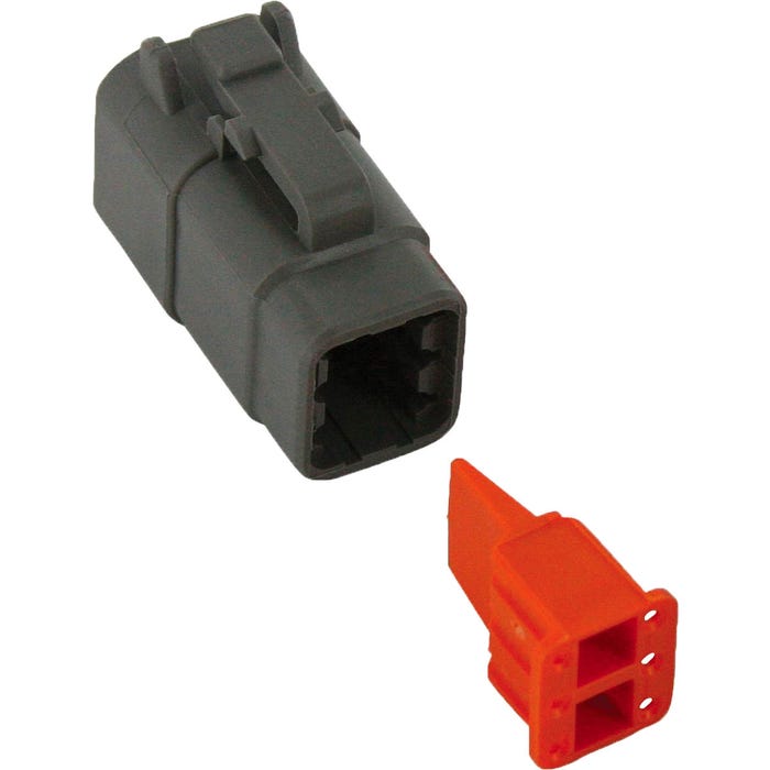 Deutsch DTM06-6S DTM Series 6-Way Connector Bulk 10 Sets Deutsch DTM06-6S DTM Series 6-Way Connector Bulk 10 Sets