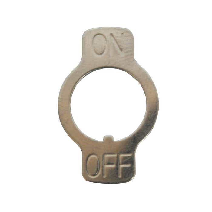 Toggle Switch Face Plate "ON-OFF" 25 PK Toggle Switch Face Plate "ON-OFF" 25 PK
