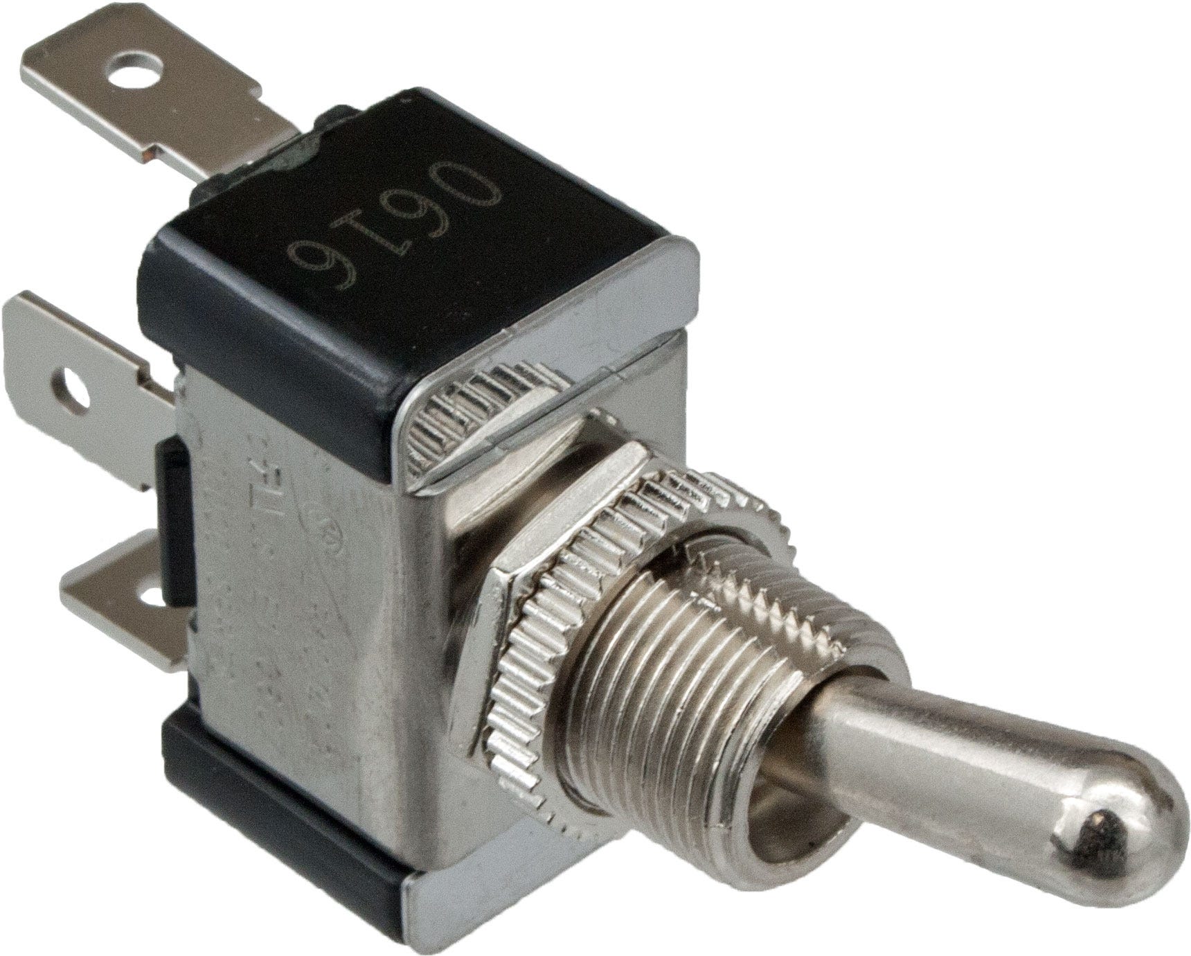 3 BLADE TOGGLE SWITCH (ON-OFF-ON) CHROME HANDLE MEDIUM DUTY (20A at 12VDC)