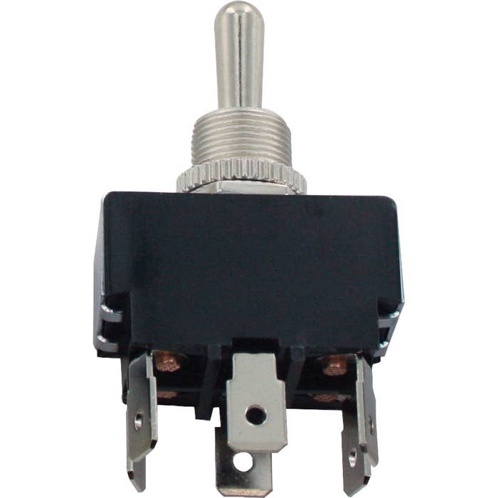 6 Blade Bulk Terminal Toggle Switches Momentary ON-OFF-MOM DPDT