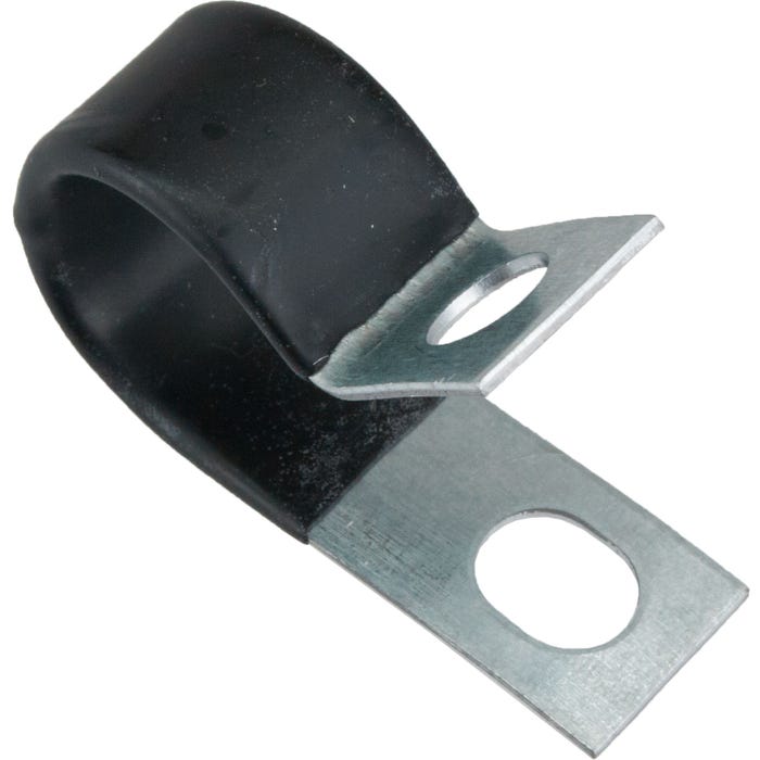 3/4" ID Steel Vinyl Dipped Cable Clamp 1/2"W 766091 3/4" ID Steel Vinyl Dipped Cable Clamp 1/2"W 766091
