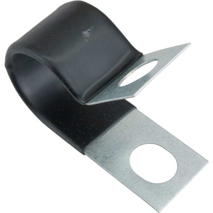 3/8" ID Steel Vinyl Dipped Cable Clamp 5/8"W 766074B