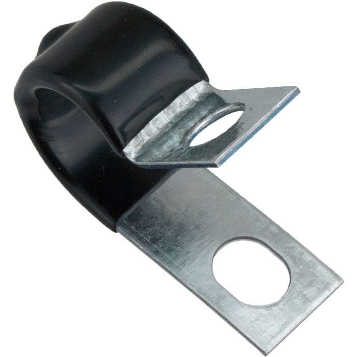 1/2" ID Steel Vinyl Dipped Cable Clamp 1/2"W Bulk 766089B 1/2" ID Steel Vinyl Dipped Cable Clamp 1/2"W Bulk 766089B