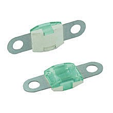 BOLT-ON MID AMP SIZE FUSES, 40 AMP GREEN 25PK