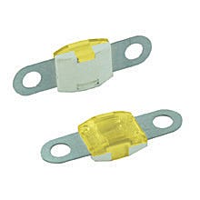 BOLT-ON MID AMP SIZE FUSES, 60 AMP YELLOW BOLT-ON MID AMP SIZE FUSES, 60 AMP YELLOW