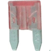 4 Amp Pink Mini Blade Fuse 5 Pack