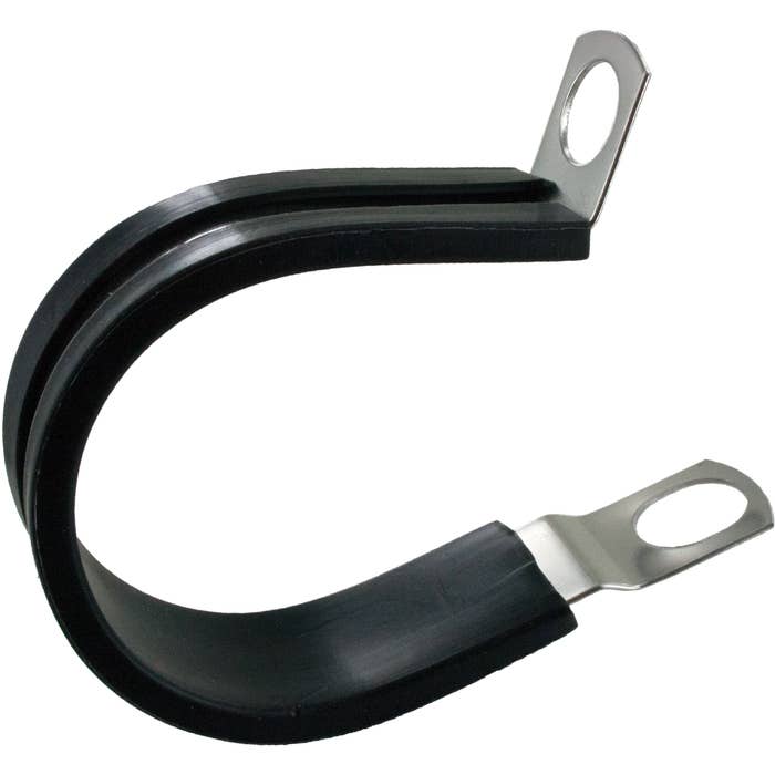Rubber Insulated Steel Clamps 1-1/2"ID .404" Mounting Hole 10 Pack Rubber Insulated Steel Clamps 1-1/2"ID .404" Mounting Hole 10 Pack