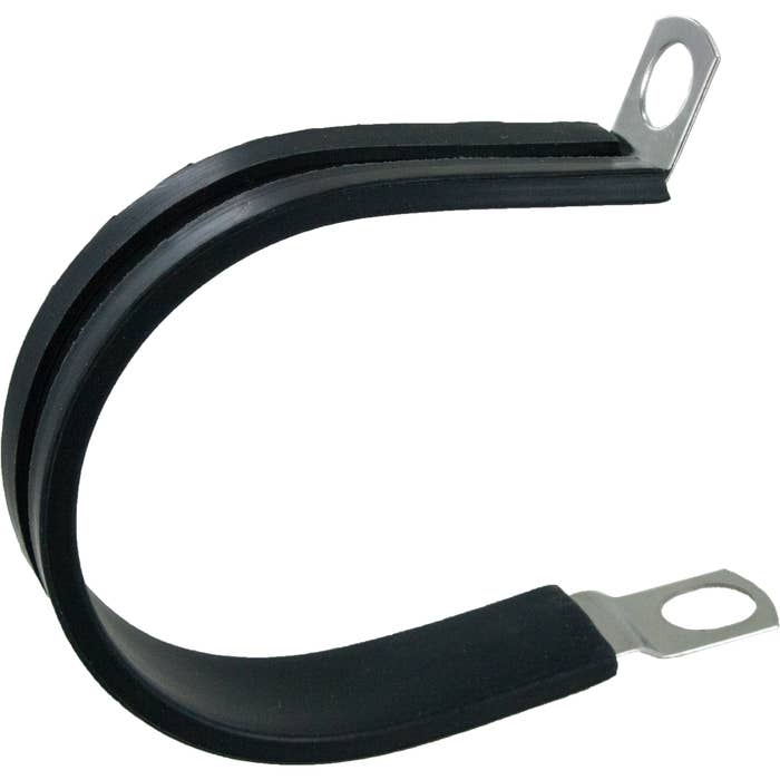 Rubber Insulated Steel Clamps 2"ID .404" Mounting Hole 10 Pack