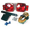 RED, SUBMERSIBLE, W/TAIL LAMPS, HARNESS & LICENSE PLATE BRACKET FOR 80" WIDE