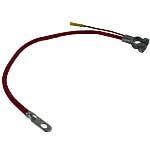 TOP POST 4GA. FITS 3/8" STUD, 1 LEAD (6",12GA.) 65" RED TOP POST 4GA. FITS 3/8" STUD, 1 LEAD (6",12GA.) 65" RED
