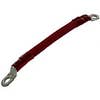 STUD BATTERY HARNESS, 2/0 END TO END, 17" RED(POS.)