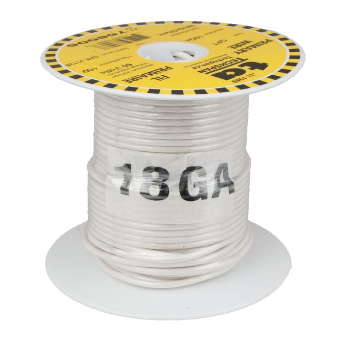 18 Awg GPT Wire White 768006