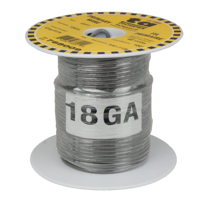 18 Awg GPT Wire Grey 768009