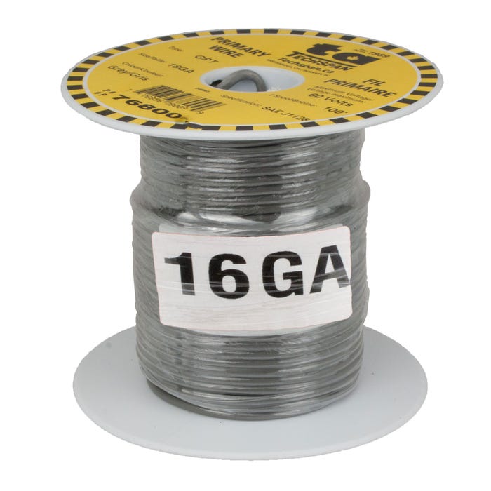 16 Awg GPT Wire Gray 768019 16 Awg GPT Wire Gray 768019