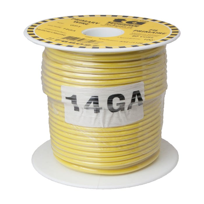 14 Awg GPT Wire Yellow 768027 14 Awg GPT Wire Yellow 768027