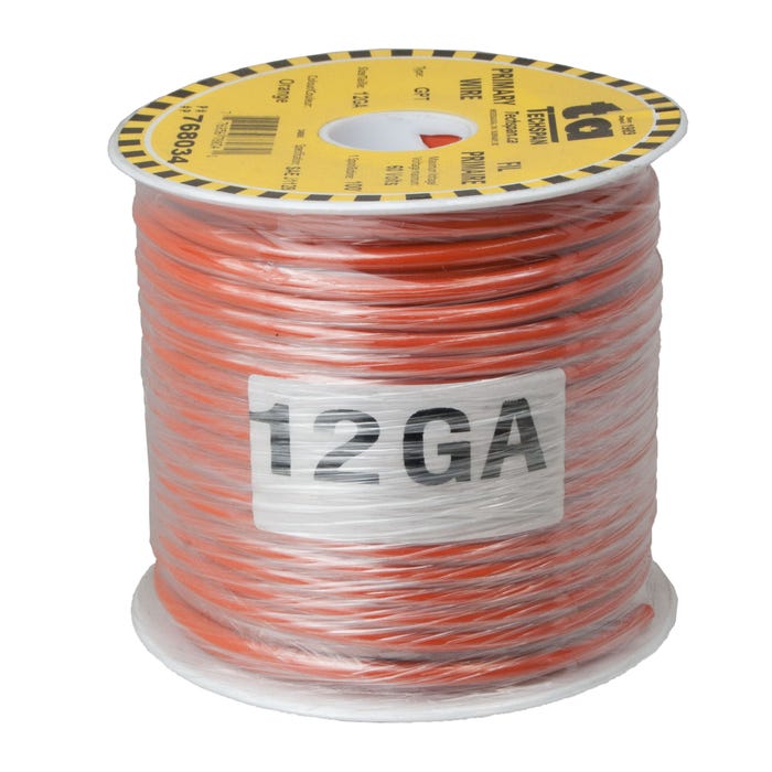 12 Awg GPT Wire Orange 768034 12 Awg GPT Wire Orange 768034