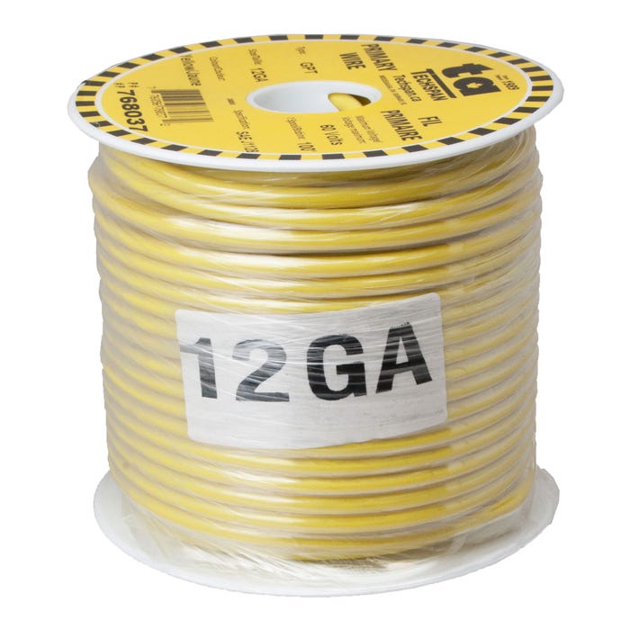 12 Awg GPT Wire Yellow 768037 12 Awg GPT Wire Yellow 768037