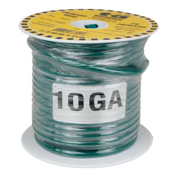 10 Awg GPT Wire Green 768105