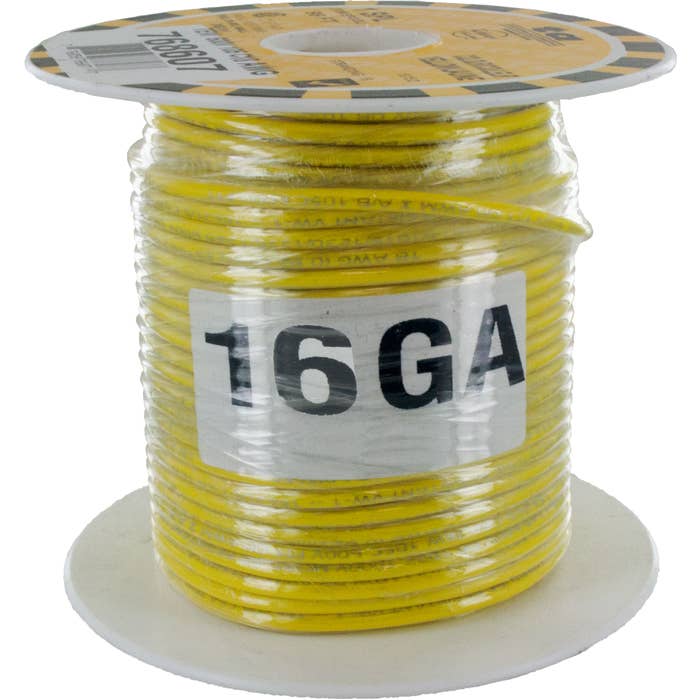 MTW Stranded Wire 16 Awg Yellow MTW Stranded Wire 16 Awg Yellow