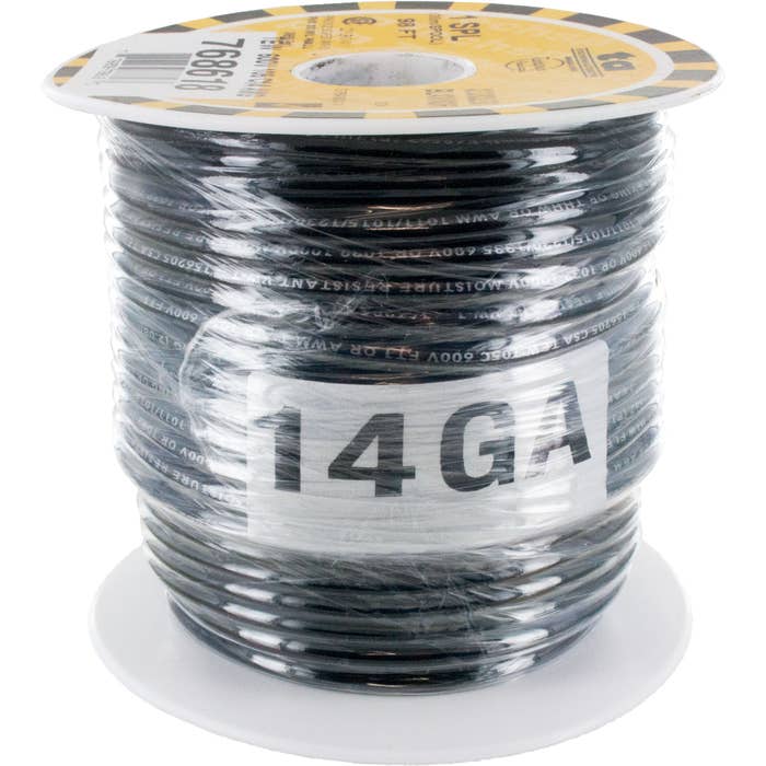 MTW Stranded Wire 14 Awg Black