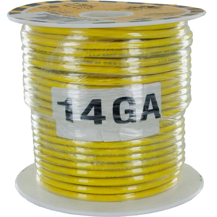 MTW Stranded Wire 14 Awg Yellow MTW Stranded Wire 14 Awg Yellow