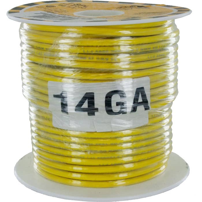 MTW Stranded Wire 14 Awg Yellow