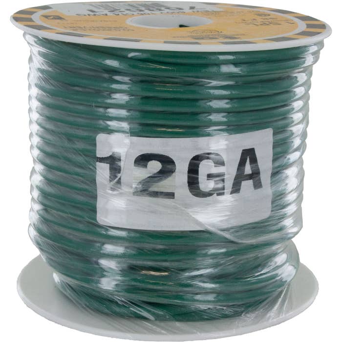 MTW Stranded Wire 12 Awg Green