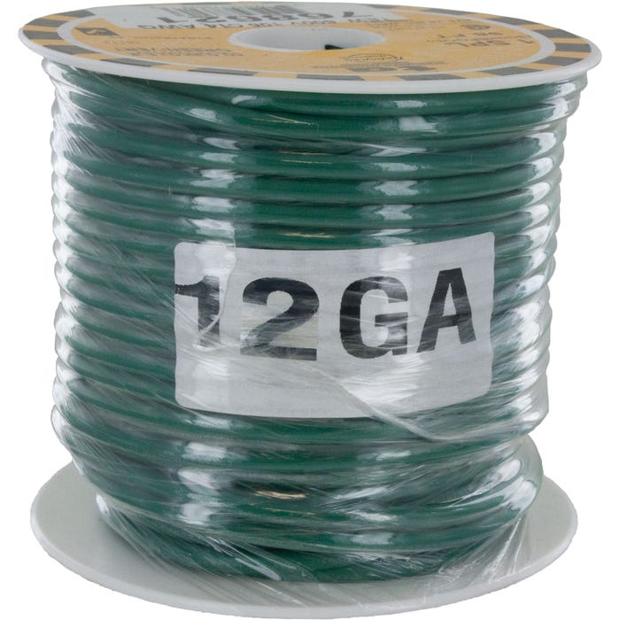 Tinned MTW Stranded Wire 12 Awg Green