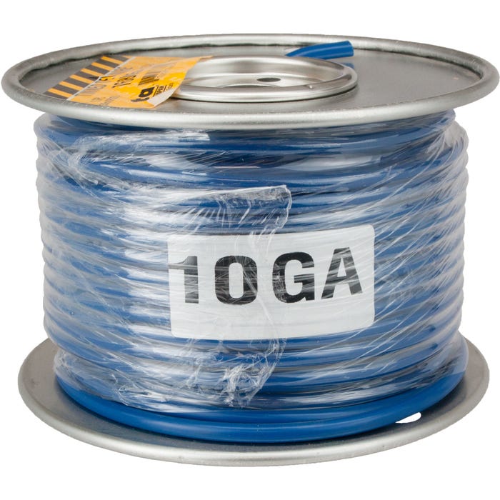 Tinned MTW Stranded Wire 10 Awg Blue 768695