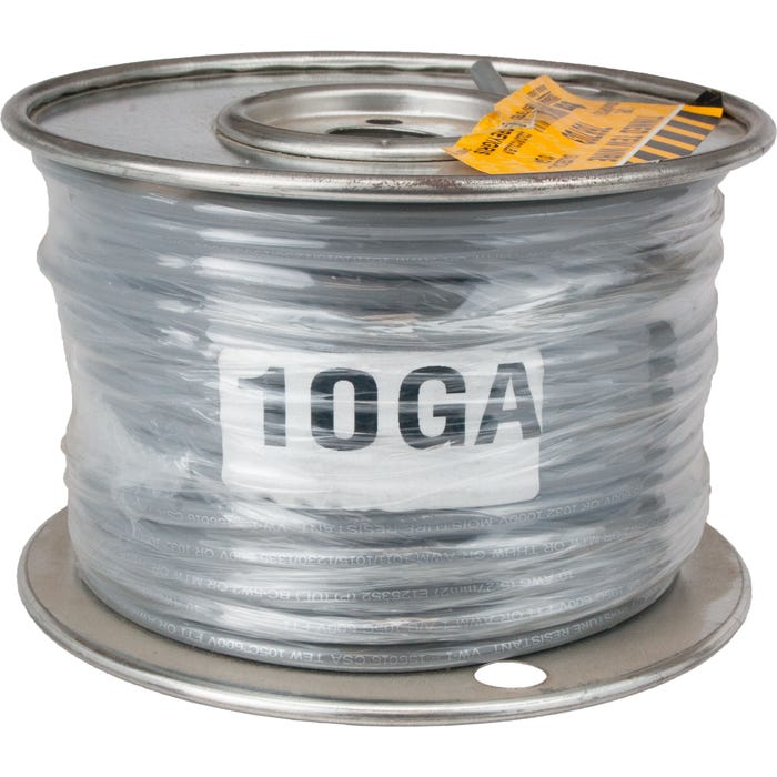 Tinned MTW Stranded Wire 10 Awg Grey 768703