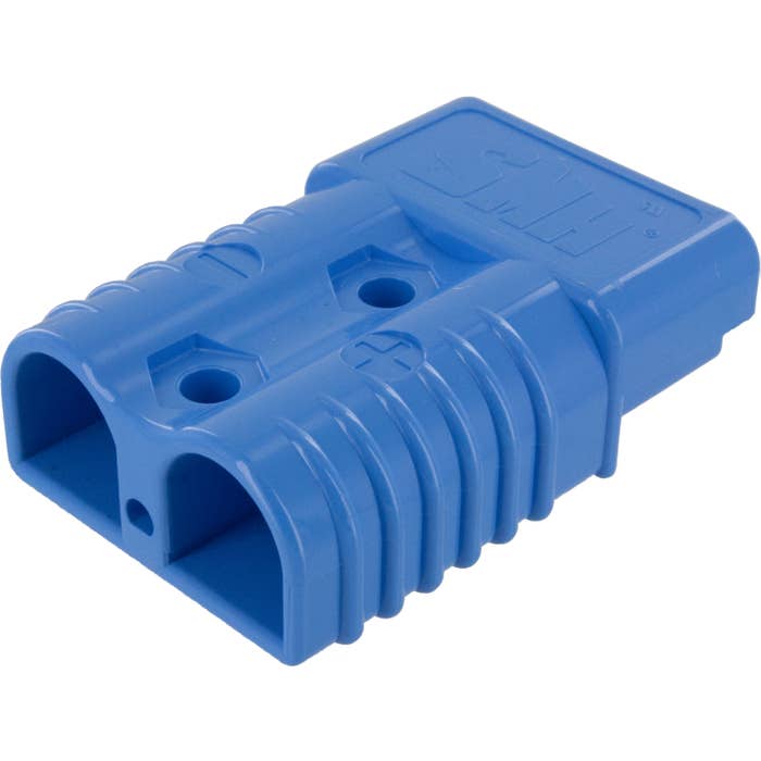 Battery Connector Housing 4-1/0 Awg 175 Amp Blue Front