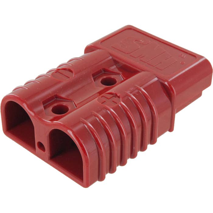 Battery Connector Housing 4-1/0 Awg 175 Amp Red Front