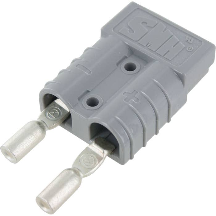 Battery Connector Kit 12-10 Awg 50 Amp Grey