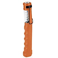 FLASHLIGHT - 1 WATT/25 LUMENS, FLOODLIGHT - 15 LEDS/30 LUMENS, ORANGE (NSR-2472)