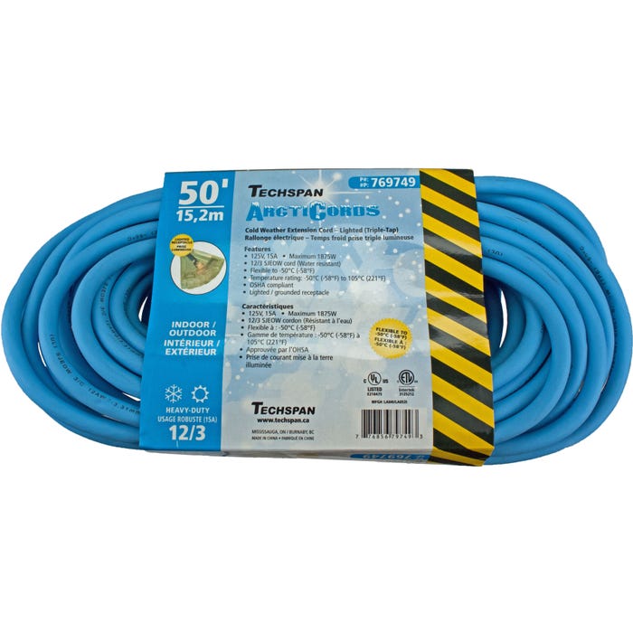 769749 Triple Tap Cold Weather Extension Cord 