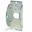 WALLED FACEPLATE SWITCH GUARD, FOR INSTALLED SWITCH/LATERAL PROTECTION, "ON, OFF" WALLED FACEPLATE SWITCH GUARD, FOR INSTALLED SWITCH/LATERAL PROTECTION, "ON, OFF"