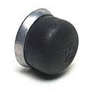 THREADED CAP, BLACK, FITS 5/8"-32 THREAD MOUNTING STEM