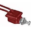 NORMALLY ON, 10A@12VDC, 2-7" WIRE LEADS, PVC COATED, MOUNTNG STEM: 7/16" - 20 THREAD, .44" LONG, STEEL BUTTON, .38" DIAM NORMALLY ON, 10A@12VDC, 2-7" WIRE LEADS, PVC COATED, MOUNTNG STEM: 7/16" - 20 THREAD, .44" LONG, STEEL BUTTON, .38" DIAM