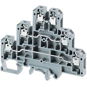 TERMINAL BLOCK TRIPLE LEVEL 6MM 25A 300V 22-12GA TERMINAL BLOCK TRIPLE LEVEL 6MM 25A 300V 22-12GA