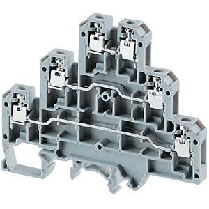 TERMINAL BLOCK TRIPLE LEVEL 6MM 25A 300V 22-12GA