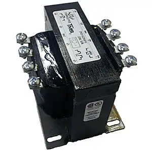 SINGLE-PHASE CONTROL TRANSFORMER, OPEN, SCREW TERMINALS, 250VA, 208/416 - 120/240 (60Hz) SINGLE-PHASE CONTROL TRANSFORMER, OPEN, SCREW TERMINALS, 250VA, 208/416 - 120/240 (60Hz)