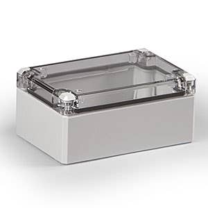 ENCLOSURE, TRANSPARENT COVER, UL, 4.72L (120MM) X 3.15W (80MM) X 2.20H (56MM) ENCLOSURE, TRANSPARENT COVER, UL, 4.72L (120MM) X 3.15W (80MM) X 2.20H (56MM)