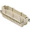 MALE INSERT - 24P+Ground 16A MAX - 600V CRIMP TERMINAL MALE INSERT - 24P+Ground 16A MAX - 600V CRIMP TERMINAL