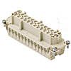 FEMALE INSERT - 24P+Ground 16A MAX - 600V CRIMP TERMINAL FEMALE INSERT - 24P+Ground 16A MAX - 600V CRIMP TERMINAL